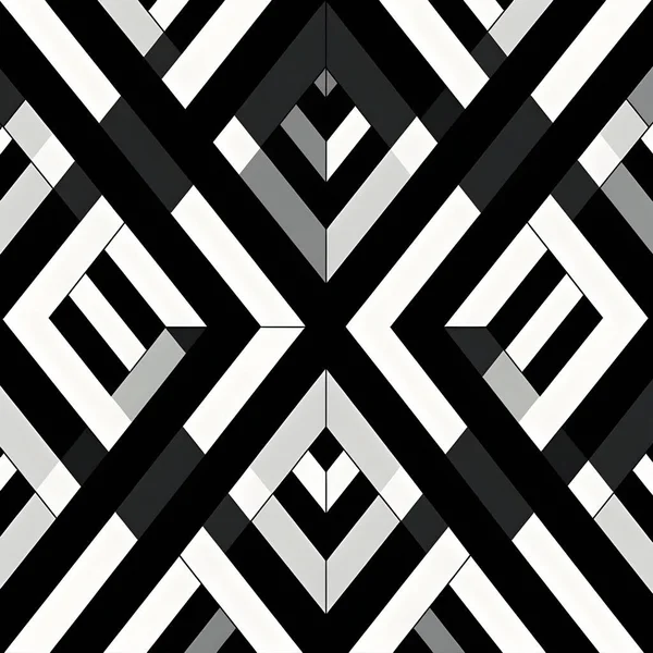 生地のための黒と白の線の斜めの幾何学的なシームレスなパターンテクスチャ Print — ストック写真