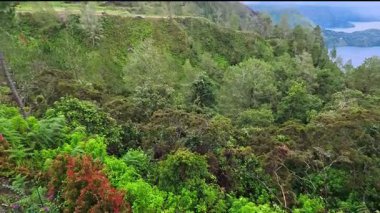 Kuzey Sumatra Endonezya 'da Geleneksel Loom Kullanılarak Ulos Dokuma Sürecinin Görüntüsü
