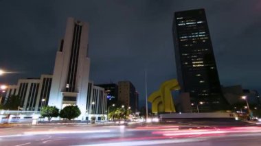 Zaman Geçidi Torre del Caballito ve Loteria Nacional, El Moro, Meksika 'da Paseo de la reforma