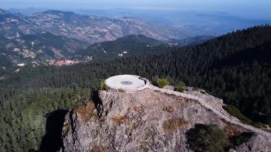 Pea del Cuervo lookout point at El Chico National Park in Hidalgo Mexico