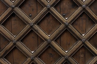 Eski Rönesans kapısı elmas dokusu