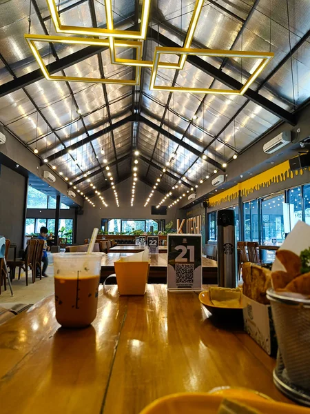 Una Taza Café Cafetería —  Fotos de Stock