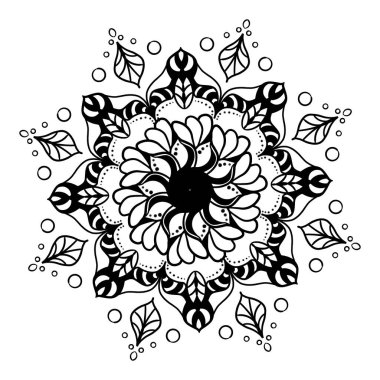 Mandalas geometrik desen, Ilık Mandala, Lotus 'taki Hayat Çiçeği, Lotus' taki Hayat Çiçeği