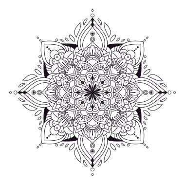 Mandalas geometrik desen, Ilık Mandala, Lotus 'taki Hayat Çiçeği, Lotus' taki Hayat Çiçeği
