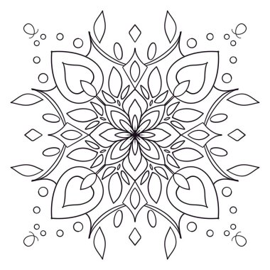Mandalas geometrik desen, Ilık Mandala, Lotus 'taki Hayat Çiçeği, Lotus' taki Hayat Çiçeği