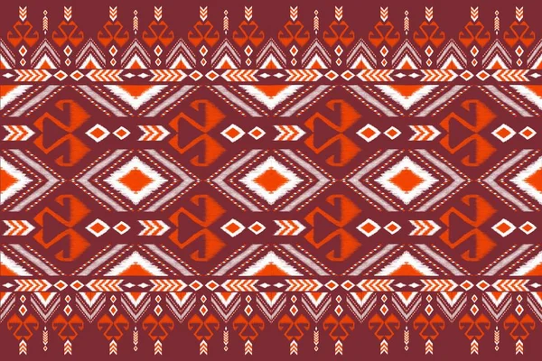 Вышивка Декольте Геометрический Этнический Восточный Узор Традиционный Черном Фоне Стиль — стоковое фото