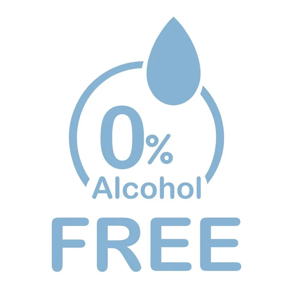 Percentage Alcohol Free Fantastic Rectangle Triangular Shape Design Element Illustration — Stock Photo, Image