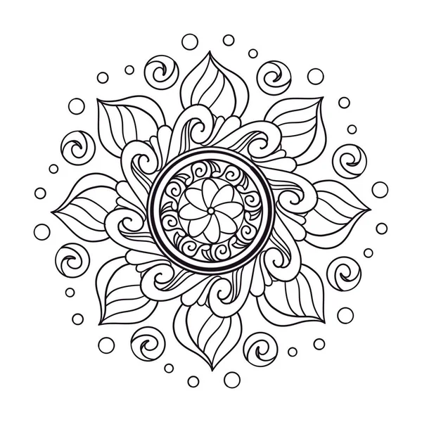 Mandalas Padrão Geométrico Mandala Quente Arco Íris Flor Vida Com — Fotografia de Stock