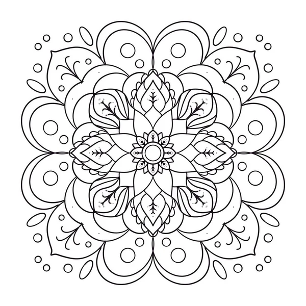 Мандаласский Геометрический Узор Теплая Мандала Радужный Цветок Жизни Лотосом Цветок — стоковое фото