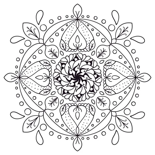 Mandalas Geometric Pattern Warm Mandala Rainbow Flower Life Lotus Flower — Stock Photo, Image