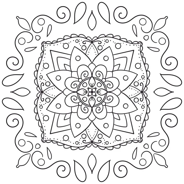 Mandalas Geometriai Minta Meleg Mandala Szivárvány Virág Élet Lotus Virág — Stock Fotó