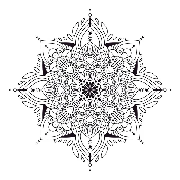 Mandala Model Geometric Mandala Caldă Floarea Curcubeului Vieții Lotus Floarea Fotografie de stoc
