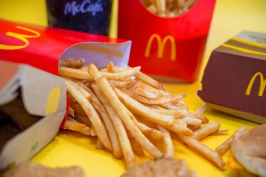 Ayutthaya,Thailand - Jan 23 2023 : McDonald's Restaurant in Ayutthaya,Thailand. McDonald's is an American hamburger and fast food restaurant chain