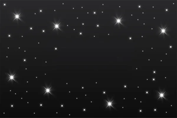 Karanlıktaki Boş Arkaplanda Yıldız — Stok fotoğraf