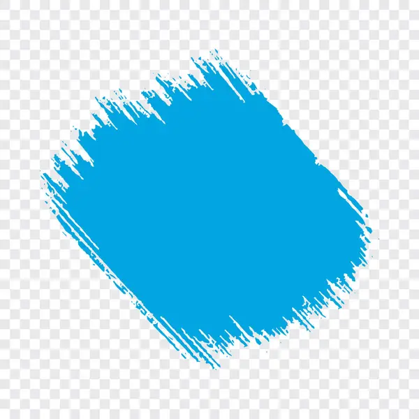 Cepillo Trazo Azul Elemento Diseño Vector Azul Abstracto Acuarela Fondo — Vector de stock