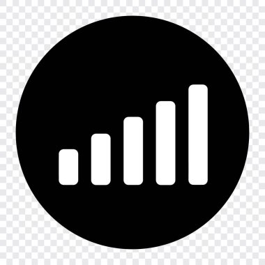 Çember dizayn psd dosya hacim şablonuna sahip sinyal simgesi ögesi