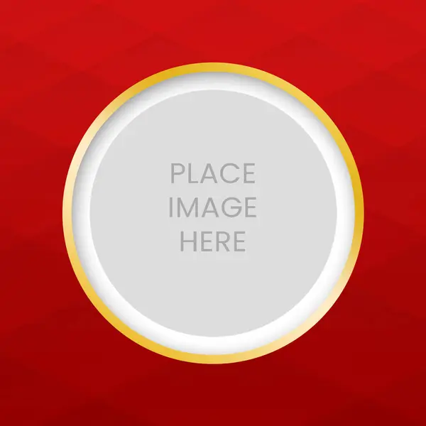 red circle frame with transparant background