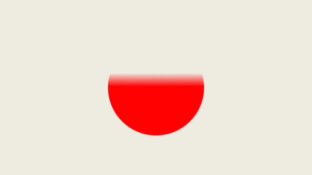 Símbolo Marca Cruzada Elemento Imagen Animación Rojo — Vídeos de Stock
