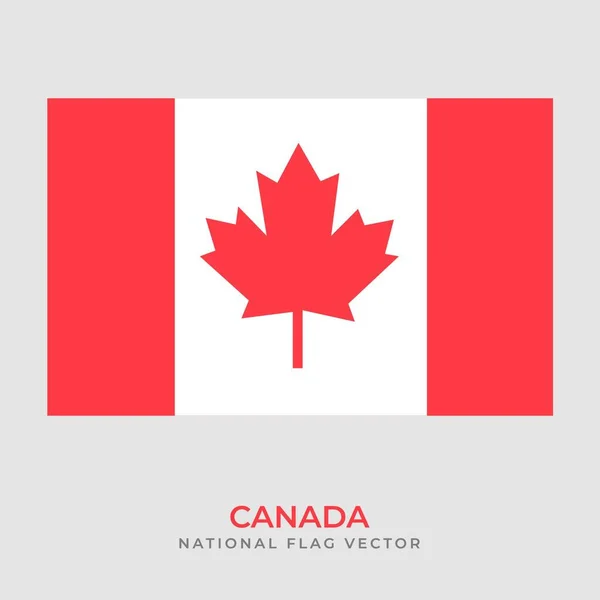 stock vector National flag of Canada vector template