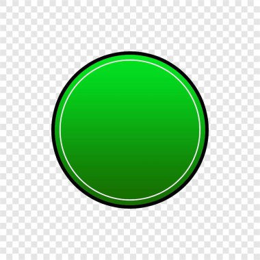yeşil daire düğmesi transparant arkaplan PNG tasarım ögesi