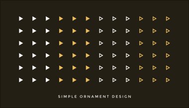 Basit modern element süsleme tasarım vektörü, süs şekli tasarım şablonu ep dosyası, grafik tasarım süslemesi geometrik duvar kağıdı ögesi