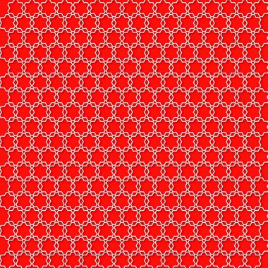 İslami desen kırmızı arkaplan tasarımı pürüzsüz