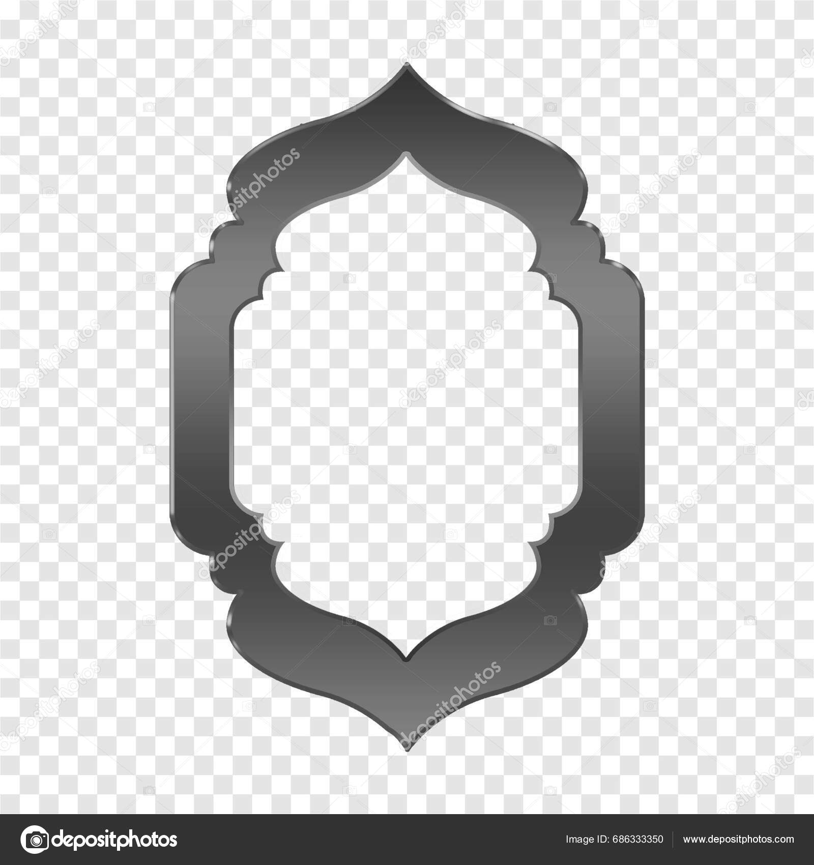 Black Mosque Illustration Element Vector Design Stock Vector by