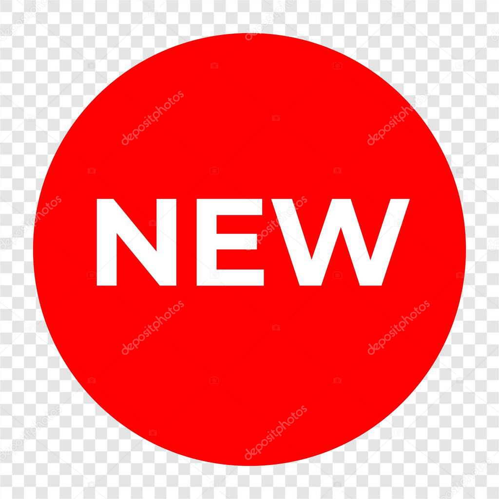 Red element new symbol design template red colour file format eps file transparent