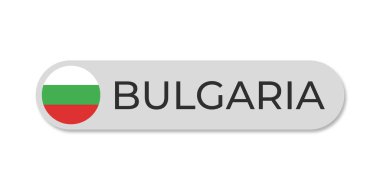 Bulgaristan 'da metin şeffaf arkaplan dosya formatına sahip bayrak, Bulgaristan' da başlık tasarımı için şablon harfleri, Bulgaristan 'da daire bayrağı