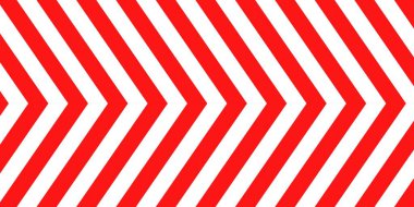 arrow red and white stripes for attention line background element traffic line clipart