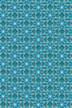 İslami desensiz arkaplan elementi mavi, Arapça desenli arkaplan tasarım pankartı