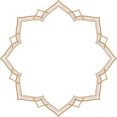 altın mandala İslami element süsü, raamadan kareem 2024 element mandala cami illüstrasyon çiçeği