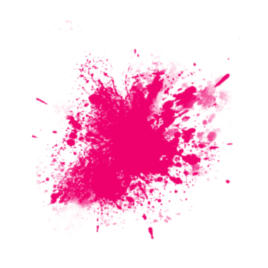 Pembe sıçrama ögesi png dosyası şeffaf tasarım pembe boya ögesi şeffaf