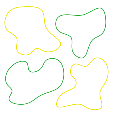 Sarı yeşil çizgi sıvı şekil şablonu şeffaf arkaplan tasarımı, soyut sıvı element renkli sıvı pankartlar şeffaf png dosya