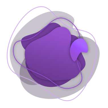 soyut mor sıvı şekil elementi şeffaf