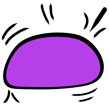 kabarcık konuşma ögesi mor şablon