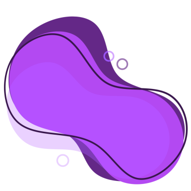soyut mor sıvı şekil elementi şeffaf