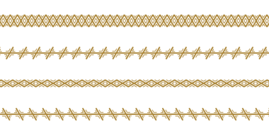 çizgi sınırsız element bölücü tasarımı altın şeffaf