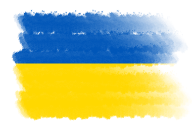 Ukrayna tasarım şablonu ulusal bayrak şeffaf, Ukrayna bayrak fırça darbesi png şeffaf