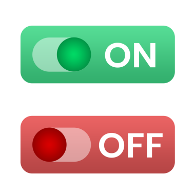 açma kapama ögesi tasarımı yeşil düğme tasarımı png dosyası şeffaf arkaplan