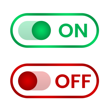 açma kapama ögesi tasarımı yeşil düğme tasarımı png dosyası şeffaf arkaplan
