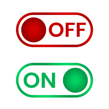 açma kapama ögesi tasarımı yeşil düğme tasarımı png dosyası şeffaf arkaplan