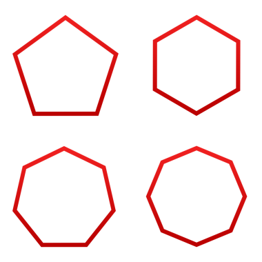 çizgi sanatı temel şekil kırmızı tasarım şablon png dosyası ayarla