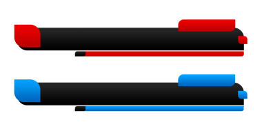 Flaş haber başlığı tasarım etiketi transparant tasarım mavi png dosyası için siyah alt üçüncüsü seti, kırmızı mavi alt üçüncü şablon elementi ile siyah