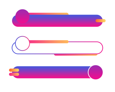 element tasarımı png dosyası için instagram düşük üçüncü tasarım gradyan set