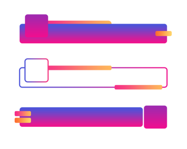 element tasarımı png dosyası için instagram düşük üçüncü tasarım gradyan set