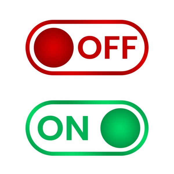 açma kapama ögesi tasarımı yeşil düğme tasarımı png dosyası şeffaf arkaplan