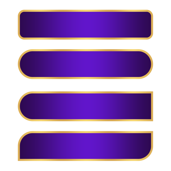Web Sitesi UI ve Sunum Slaytları için Zarif Mor ve Altın Sancaklar