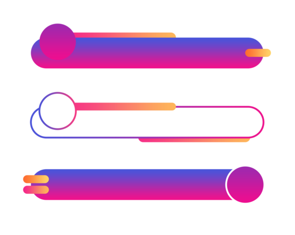 element tasarımı png dosyası için instagram düşük üçüncü tasarım gradyan set