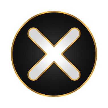 lüks siyah altın haç ögesi tasarımı png dosya şeffaf arkaplan, çapraz işaret şablon tasarımı daire siyah ve altın çizgi